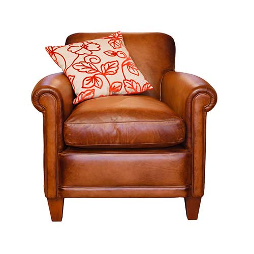 leather lounge chair