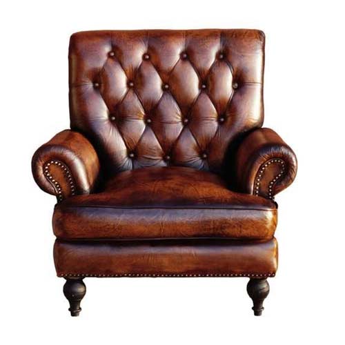 leather lounge chair