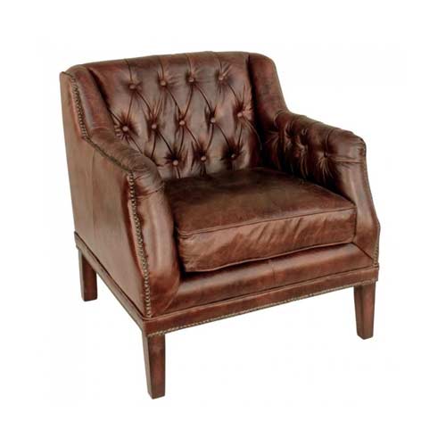 leather lounge chair