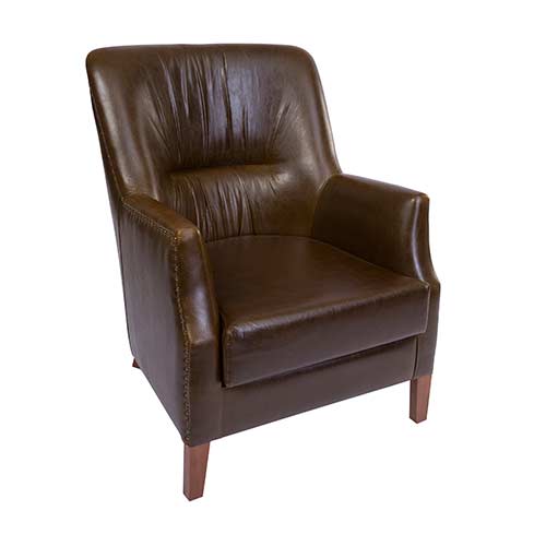 leather lounge chair