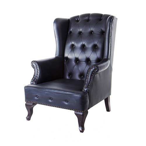 leather lounge chair