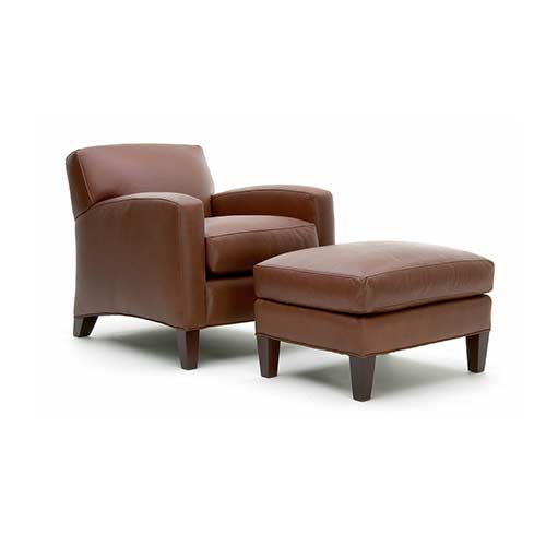 leather lounge chair