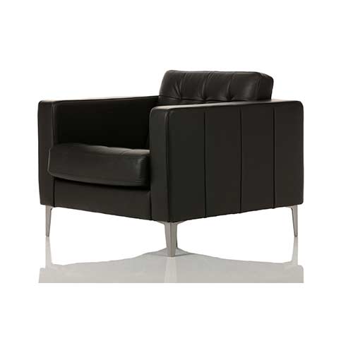 leather lounge chair