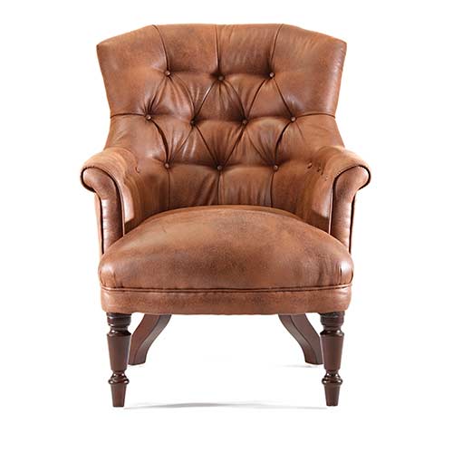 leather lounge chair
