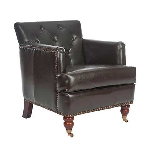 leather lounge chair