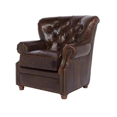 leather lounge chair