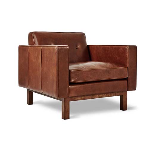 leather lounge chair