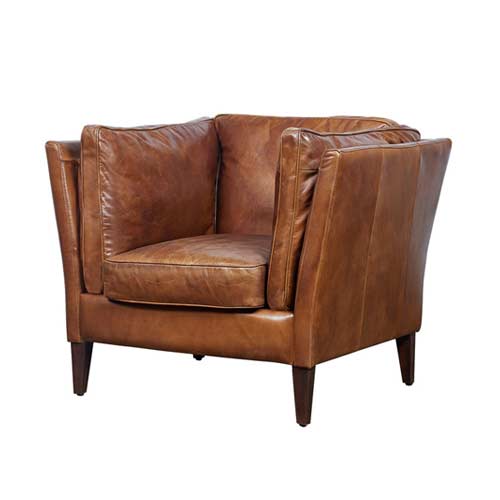 leather lounge chair