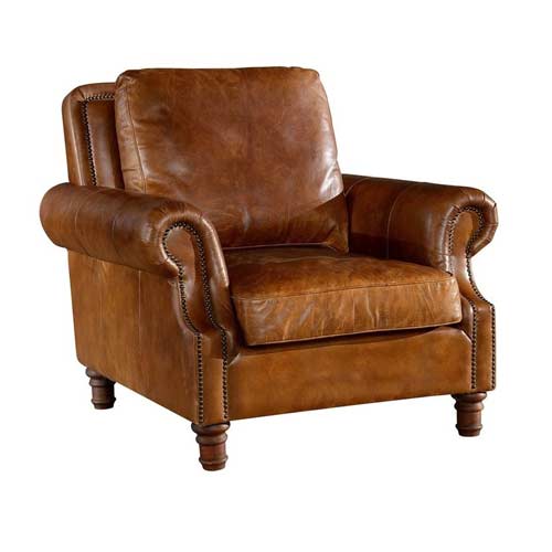 leather lounge chair