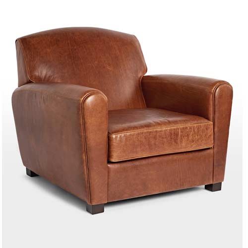 leather lounge chair