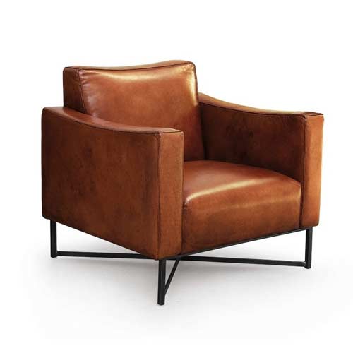 leather lounge chair