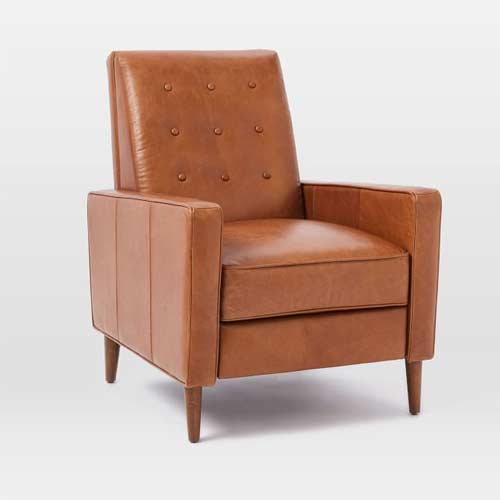 leather lounge chair