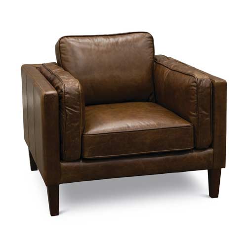leather lounge chair