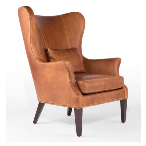 leather lounge chair