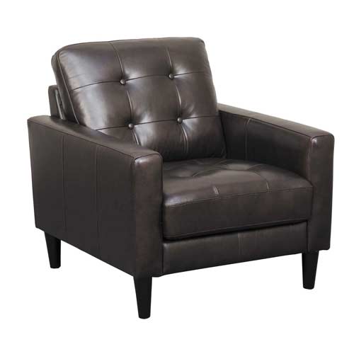 leather lounge chair