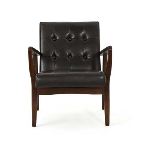 leather lounge chair