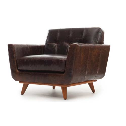 leather lounge chair